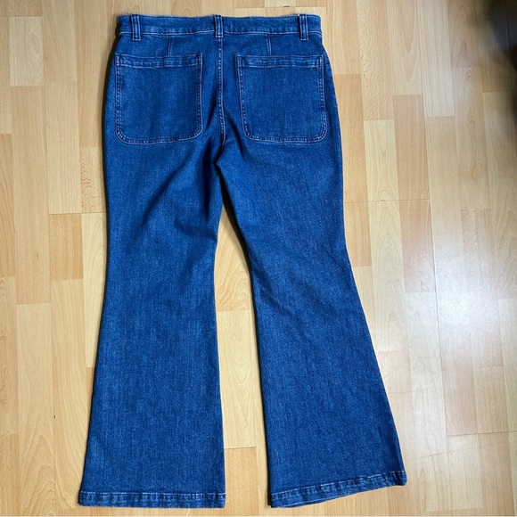 Madewell NWT Curvy Flea Market Flare Jean in Enola 30 Petite (Short) - Picture 12 of 16